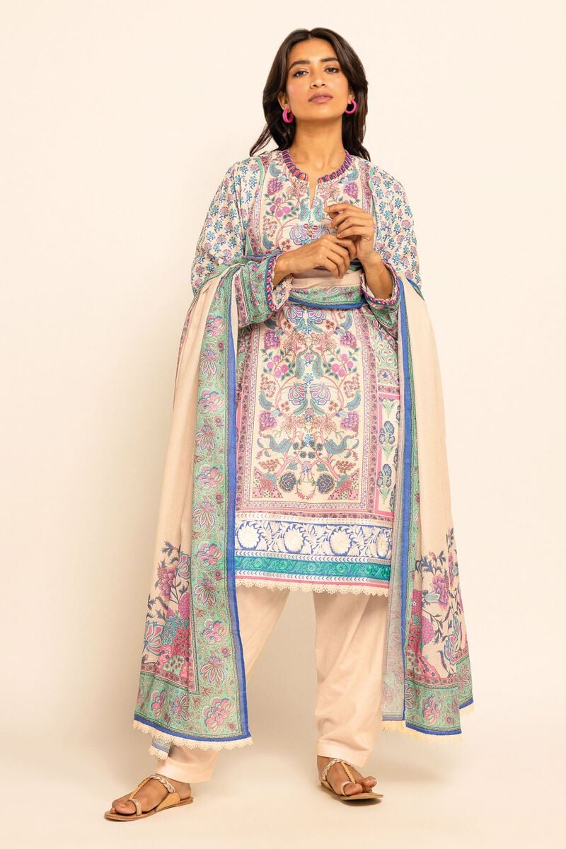 Khaadi-Lawn-suit-in-off-white