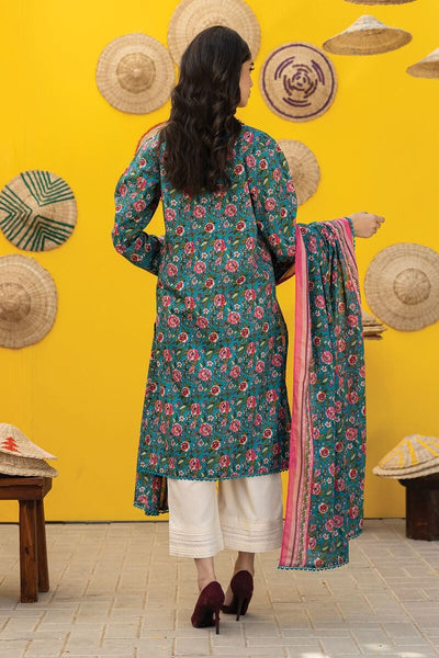 Khaadi-Lawn-suit-in-teal