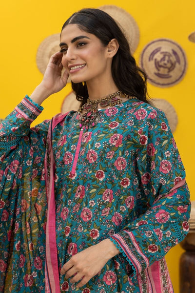 Khaadi-Lawn-suit-in-teal