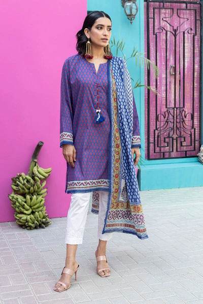 Khaadi-Lawn-suit-in-blue