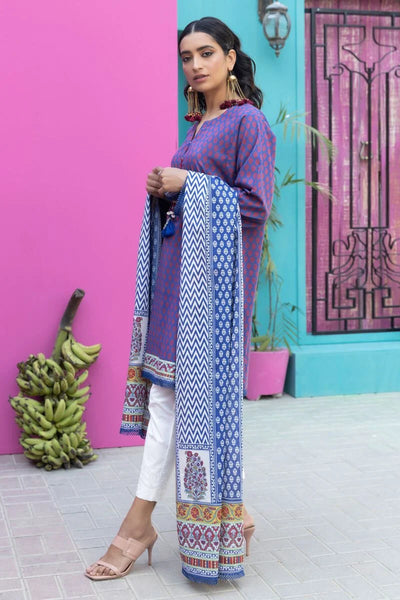 Khaadi-Lawn-suit-in-blue